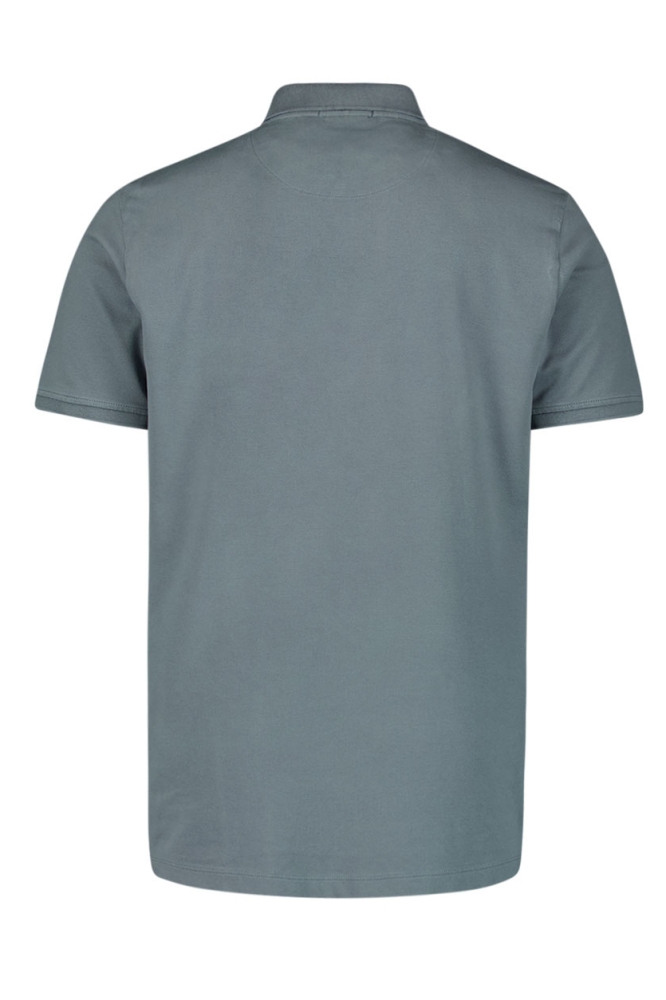 POLO MET KORTE MOUWEN 28380422 137 WASHED BLUE